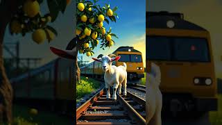 Grandmother And Goat Planted A Lemon Tree  goat grandmother ai
