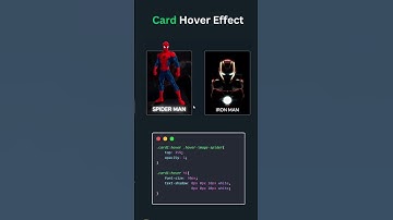 Card Hover Effect #css #html