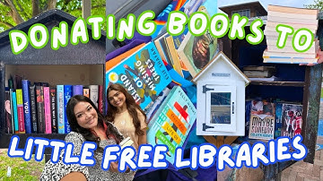 stocking little free libraries 📚 un-hauling books