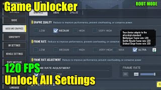 How to Unlock ALL SETTINGS in Call of Duty Mobile   120 FPS | Game unlocker for Cod Mobile