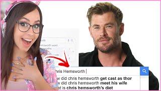 Chris Hemsworth Checks Google Terms  Reaction 