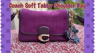 Coach Soft Tabby in Deep Berry Unboxing / Reveal screenshot 3