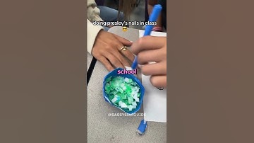 Turned School Into A Nail Salon  😂