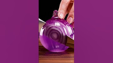 🔪🥬Satisfying Onion Cutting ASMR |SharpKnife Skills & Crisp Slices🧅✨#ai #aiasmr #onion#shorts