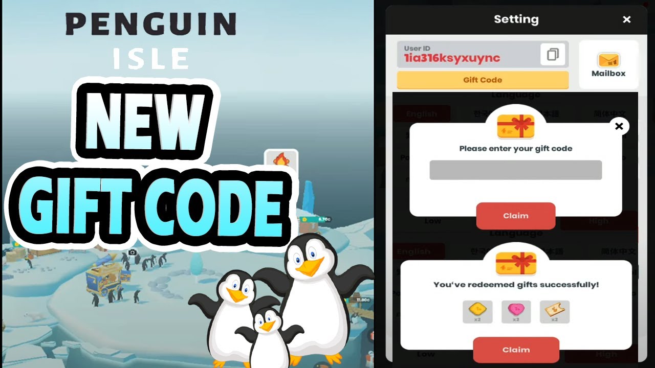Penguin Isle New Gift Code 2021 Penguin Isle 2nd Anniversary Gift