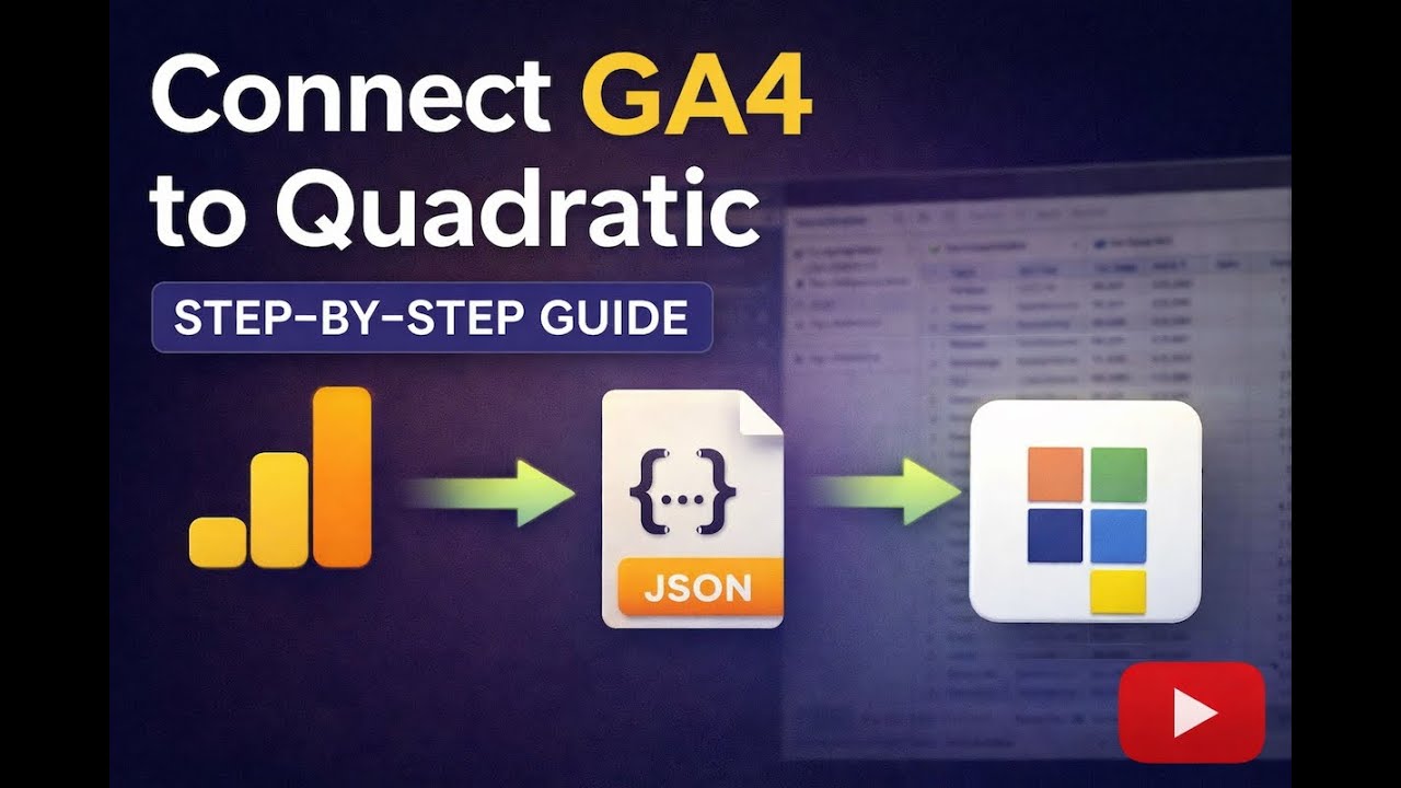 How to Connect Google Analytics 4 to Quadratic: Step-by-Step