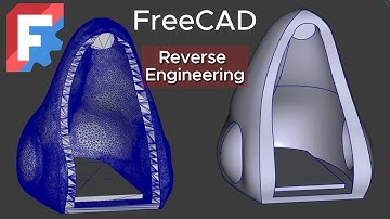 Reverse Engineering An Organic Shape In FreeCAD 1.0.1