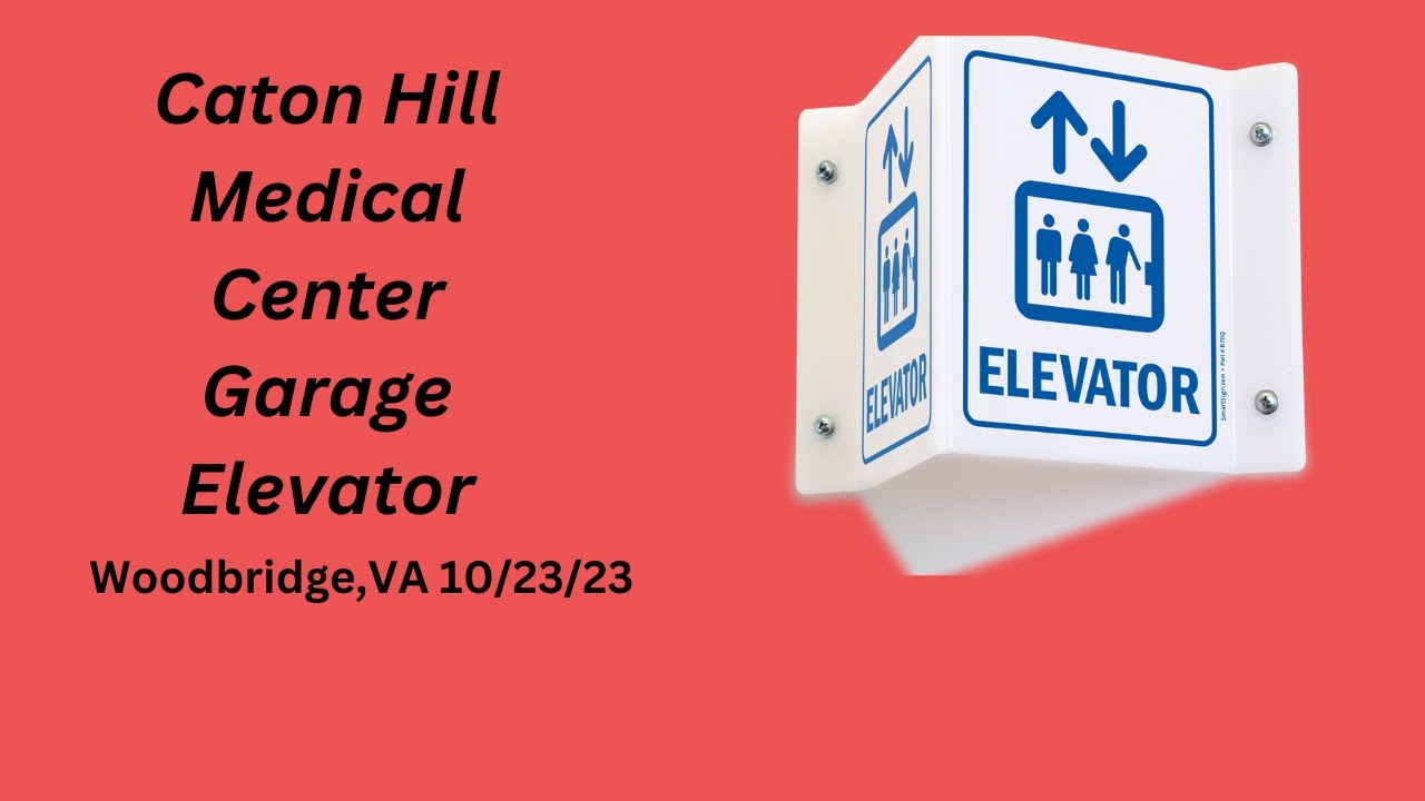 Kone Elevator with KSS 140 Buttons and EcoDisc at Kaiser Permenante Parking Garage in Woodbridge,VA