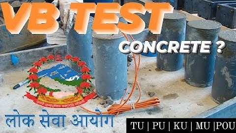 VB Test Of Concrete?🔥| VB Test Of Concrete भनेको के हो?|लोकसेवा| DIPAK MANDAL| TUIPUIKUIMUIPOU