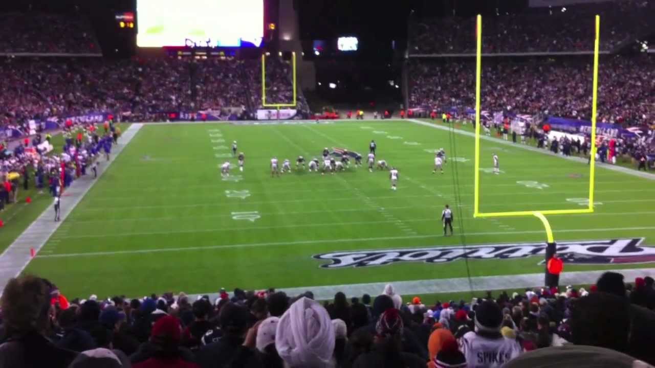 Patriots game at Gillette Stadium YouTube
