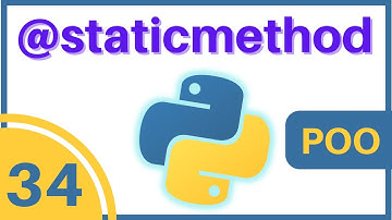 Métodos ESTÁTICOS en PYTHON 🗿 # 034