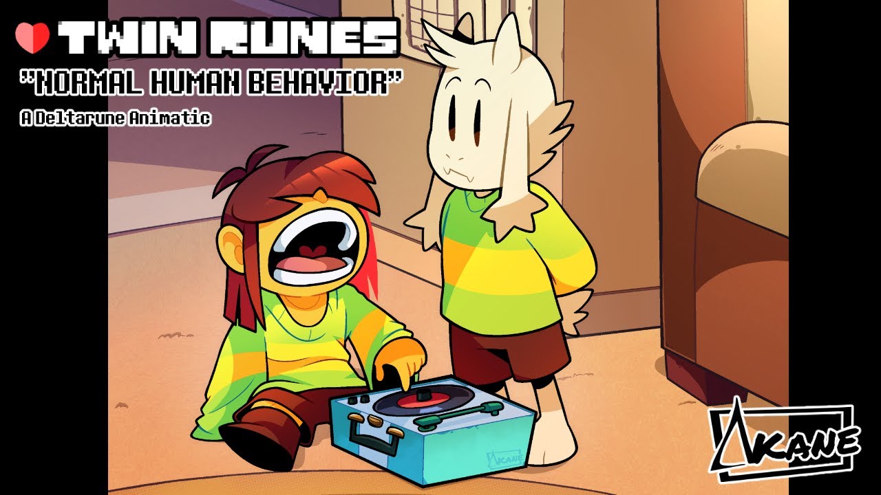 TWIN RUNES - "Normal Human Behavior" (Deltarune Animatic) TWIN RUNES - "Normal Human Behavior" (Deltarune Animatic)
