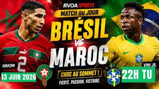 MAROC VS BRÉSIL - COMMENTAIRES - ANALYSES EN DIRECT avec Mohamed Diallo | Coupe du Monde 2026