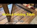 Walnut Folding Table 能工巧匠