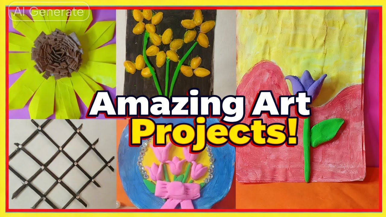 Art Projects Ideas 🖌️🎨 | Wall decor items ✨