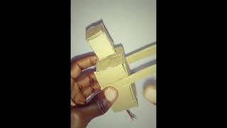 DIY kreatif AMAIZING 3wheel CARDBOARD ROBOT #shorts #diy #roblox #science #robot #cardboard