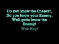 Green Day Know Your Enemy Lyrics