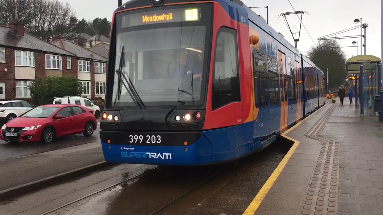 Citylink Stagecoach Sheffield Tram Train 399203 At Middlewood To citylink-stagecoach-sheffield-tram-train-399203-at-middlewood-to