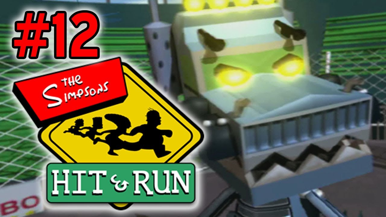 Hit Ran Robot Simpsons Hit & Run: ROBOT DINOSAUR & ALIENS - FACECAM - Ep. 12 ...