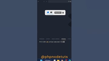 ⚡How to create a Mail in Laravel #shorts #youtubeshorts #laravel #laraveltips #laravel10
