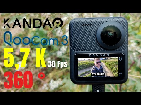 360 camera to consider | KANDAO QOOCAN 3 - 5.7 K sensor 1.55 "and F 1.6