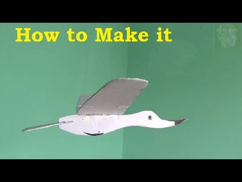 How To Make A Hanging Flying Brind - A Science Toy For Kids