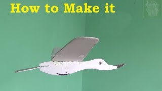 How to make a hanging flying brind - A science toy for kids