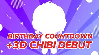 【BIRTHDAY COUNTDOWN】 3D CHIBI MODEL REVEAL 【NIJISANJI EN | Hex Haywire】