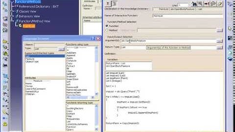 CATIA Knowledgeware   User Functions and Methods