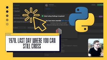 Unlocking the Last Day Where You Can Still Cross | Epic DSU Algorithm | 1970 LeetCode