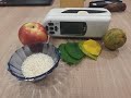 Measuring colour of food fruits  leaves  3nh spectrophotometer  colour meter for food items