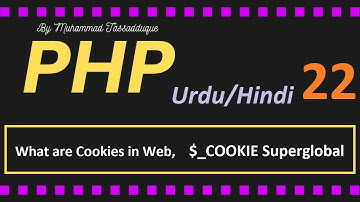 What are Cookies in web | $_COOKIE Super Global in PHP | PHP Tutorial for beginners in Hindi / Urdu