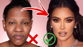 Makeup Transformation Kim Kardashian Cirugía Plástica  #makeuptutorial