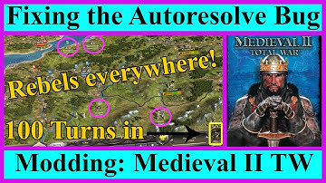 Fixing the Passive AI Bug - Why Ai armies fail against Rebel Cities | Medieval II Total War
