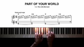 The Little Mermaid − Part of Your World − Piano Cover + Sheet Music