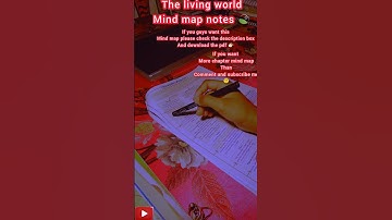 The living world mind mapnotes🍃✍🏻✨🙌🏻🔥/study hard#neet#shorts#ytshorts#viral#trending#mbbs#motivation