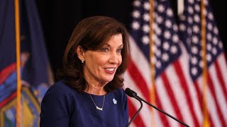 NY Gov. Kathy Hochul Gives COVID Progress Briefing