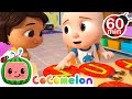 The abc song karaoke  1 hour of cocomelon  sing along with me  moonbug kids songs