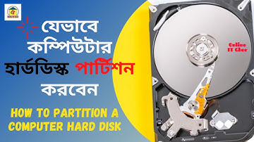 How to create Partition Step By Step🔥Hard Disk Partition Bangla Tutorial🔥How to create a new volume🔥