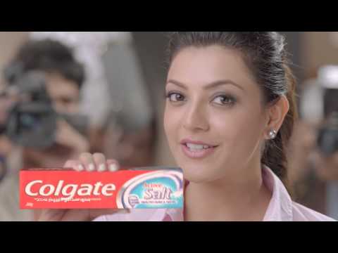 Image result for colgate advertisement kajal