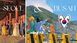 (eng/fr) KOREA TRAVEL VLOG • 5 Days in Busan & visiting Gyeongbokgung Palace wearing hanboks 🇰🇷🇫🇷 by adaysophie 456 views 1 year ago 18 minutes