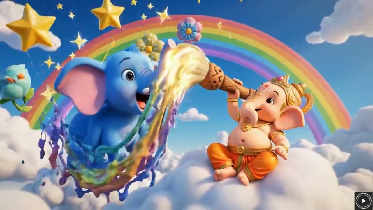 Baby Ganesha’s Magical Adventures   Pixar Style Animated Stories for Kids