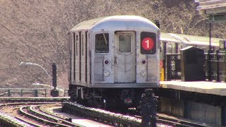 NYC SUBWAY:R62A 1 Train Action @ 207 Street