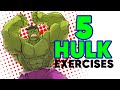 Kids exercise  hulk moves   warmup routine