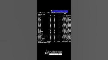 Linux df du Commands | 1 Minute Linux Commands | www.ipcisco.com
