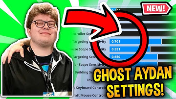 Ghost Aydan NEW Sensitivity 2019 & Controller Binds (Best Fortnite Settings)
