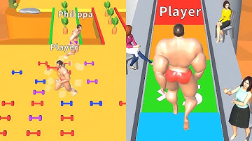 Muscle Race 3D Level 6 ⚡🍀😍 NEW UPDATE!! All Levels Gameplay Android,ios