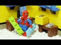 Spiderman Displays How to Build a Lego Bedroom - Inspirational DIY Animation