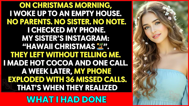 I Woke Up on Christmas to an EMPTY House - My Parents And My Sister Left for A Hawaii Trip Without