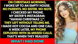 I Woke Up on Christmas to an EMPTY House - My Parents And My Sister Left for A Hawaii Trip Without